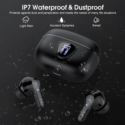 Wireless LED Earbuds
