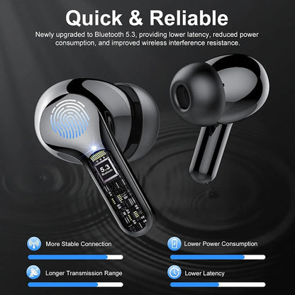 Wireless LED Earbuds